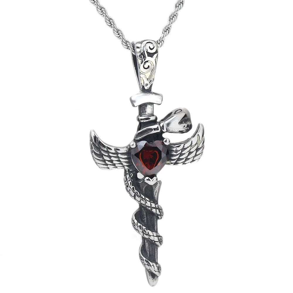 Christian Bible Cross Stainless Steel Statement Necklace – Unisex Catholic Religious Jewelry - Image 19