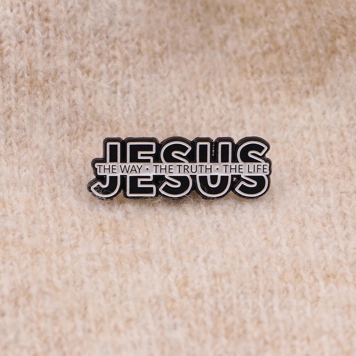 JESUS Way Truth Life Enamel Pin – Christian Lapel Brooch for Backpacks & Clothing - Image 5