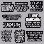 Jesus Enamel Pin – Sarcastic Quote Brooch for Backpacks, Clothing & Gifts