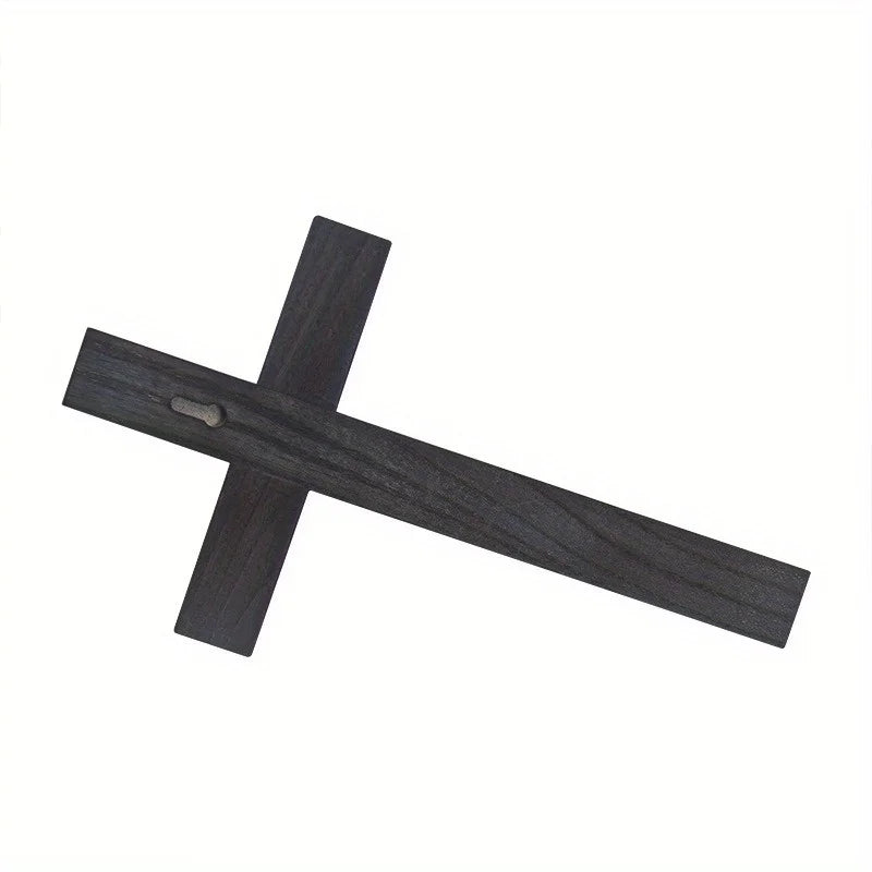 Catholic Wooden Crucifix – Wall-Mounted Cross for Home, Office, or Gifts - Image 6