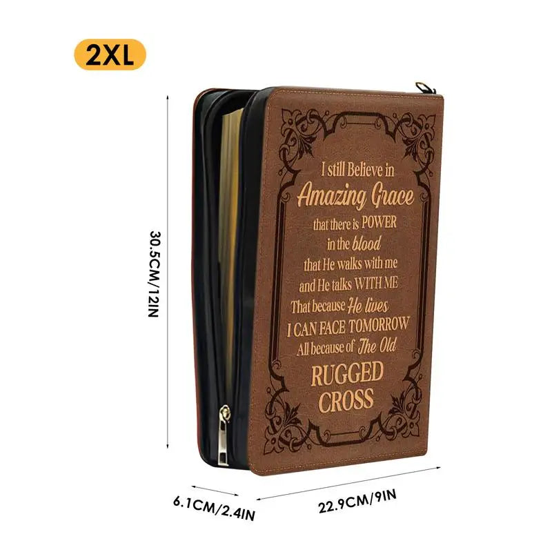 Creative Pattern Bible Tote Bag – Study Bible Cover with Handle - Image 6