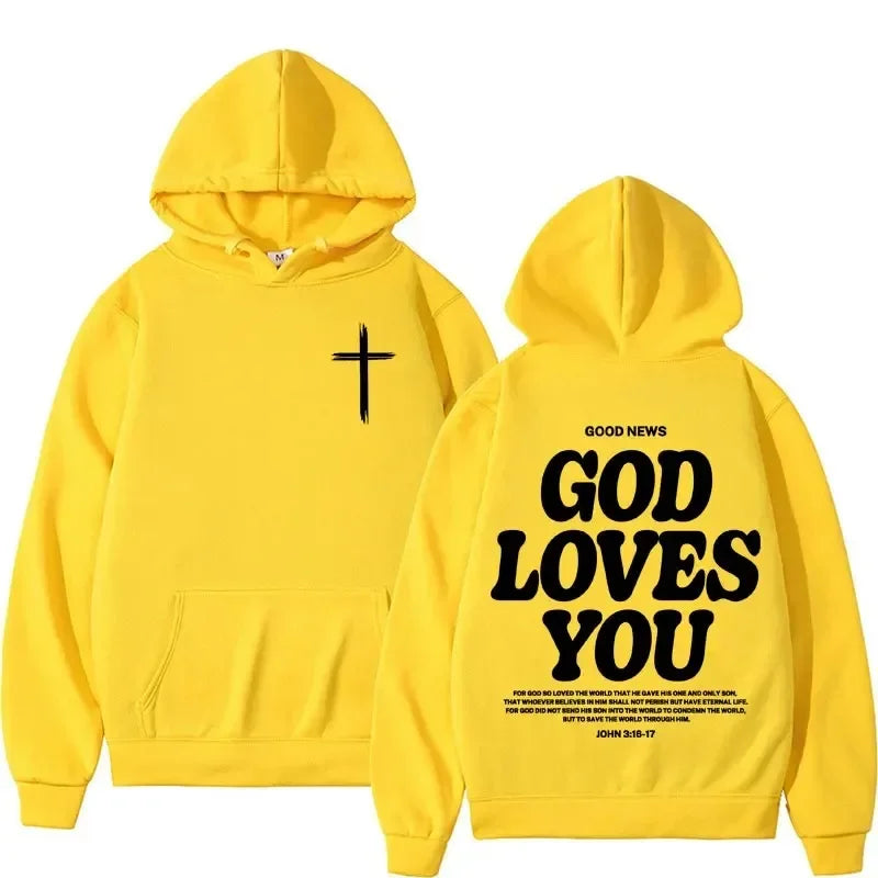 Harajuku Aesthetic Jesus Hoodie – Christian Streetwear with Bible Verse - Image 5