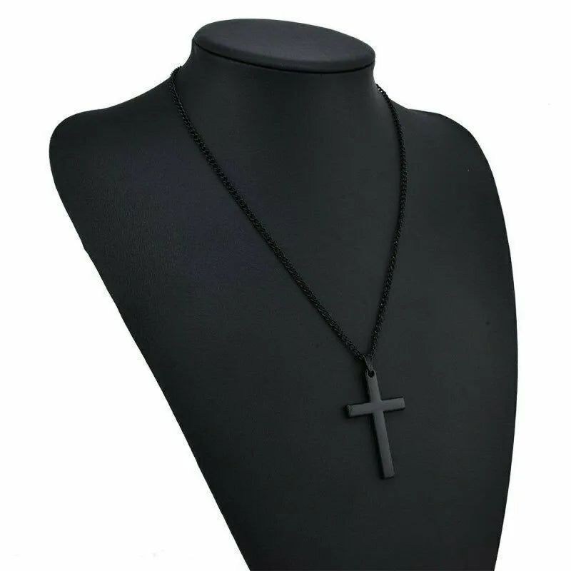 New Christian Virgin Mary & Jesus Cross Pendant Necklace – Simple Unisex Religious Fashion Jewelry - Image 7