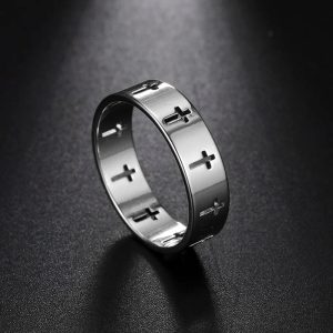 COOLTIME Gothic Cross Couple Rings