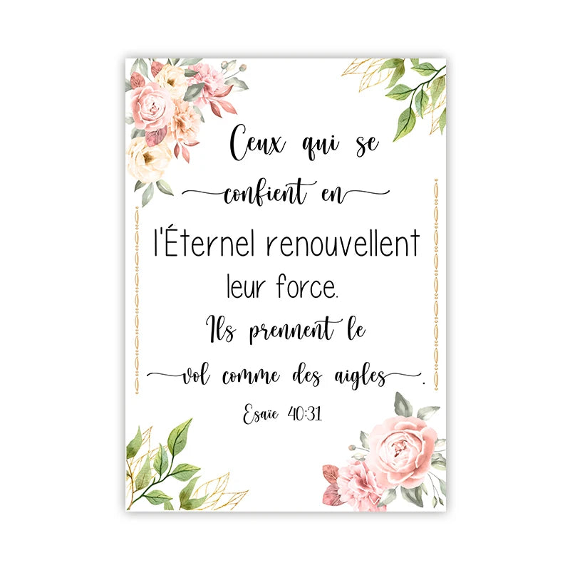 French Bible Verse Print - Image 10