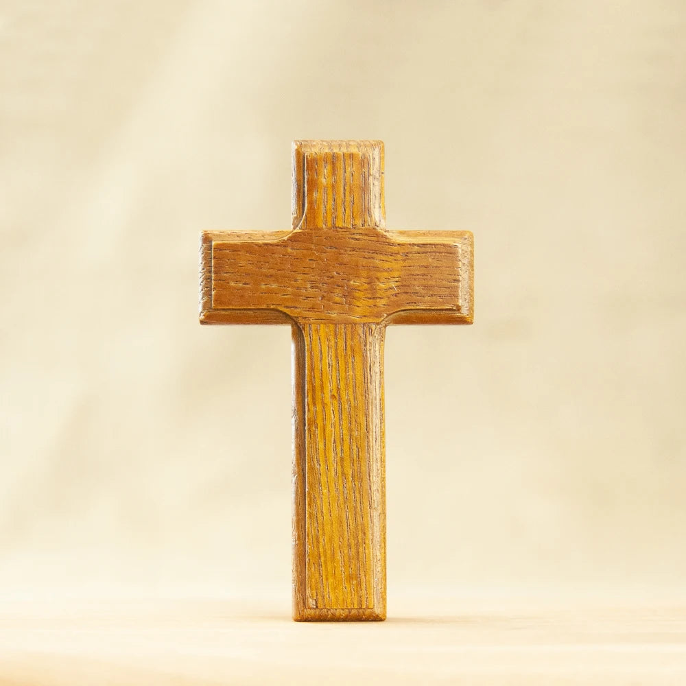 HT Wooden Christian Church Cross – Religious Decoration or Holding Cross Gift - Image 5