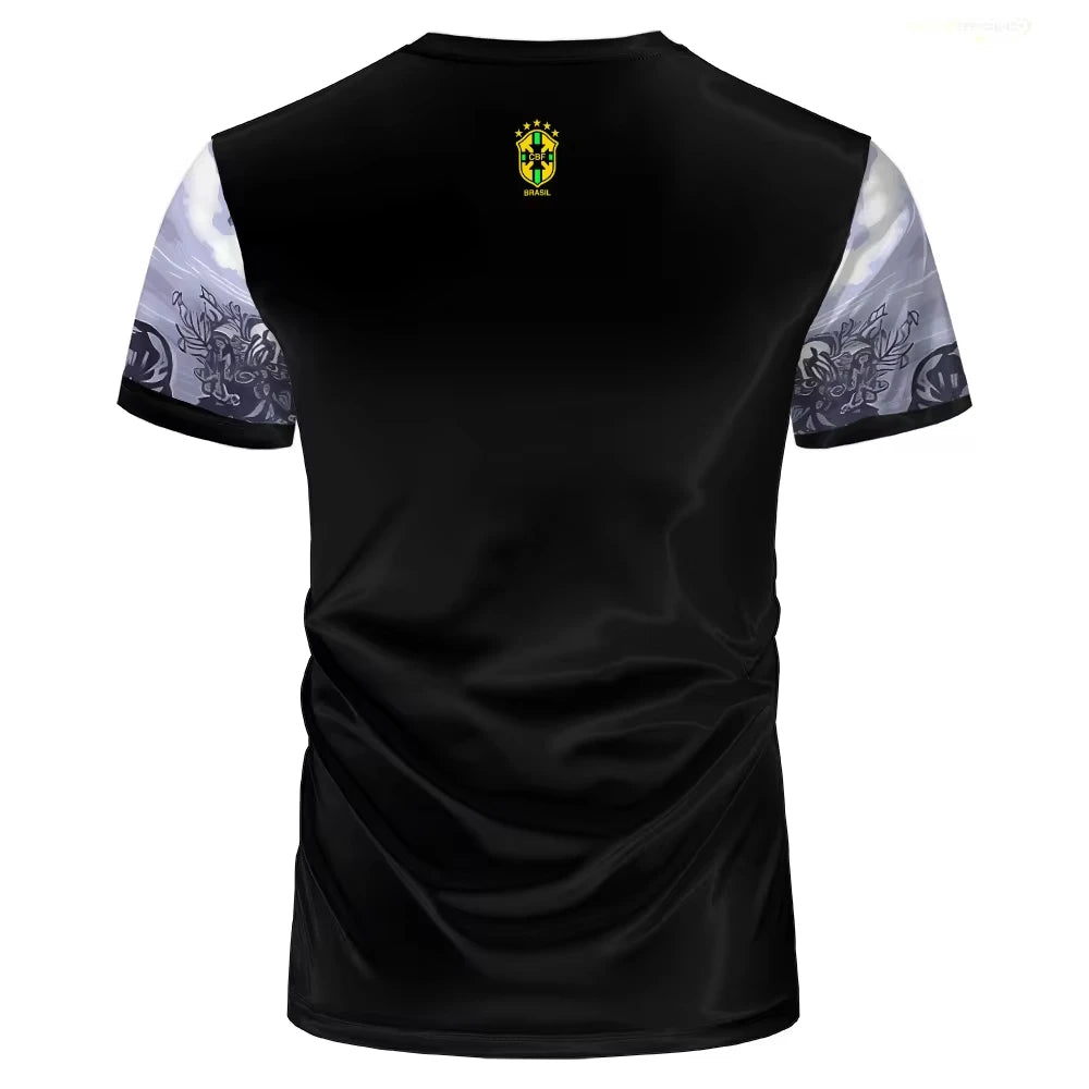 Brazil Special Edition Jesus Football Jersey – Quick-Dry Soccer T-Shirt for Men & Kids - Image 2