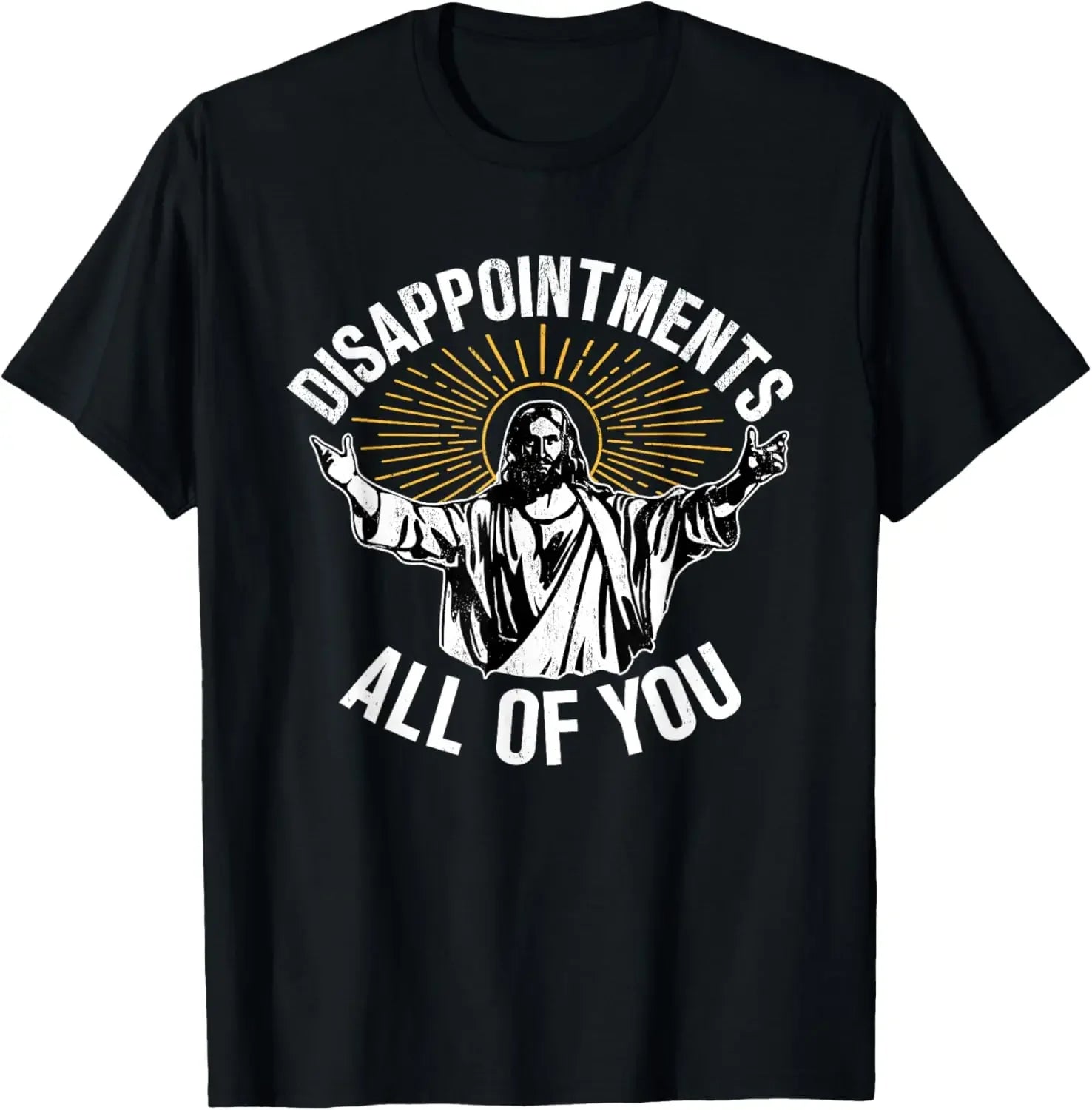 "Disappointments All of You" Funny Jesus Meme T-Shirt – Christian Graphic Tee for Men - Image 6