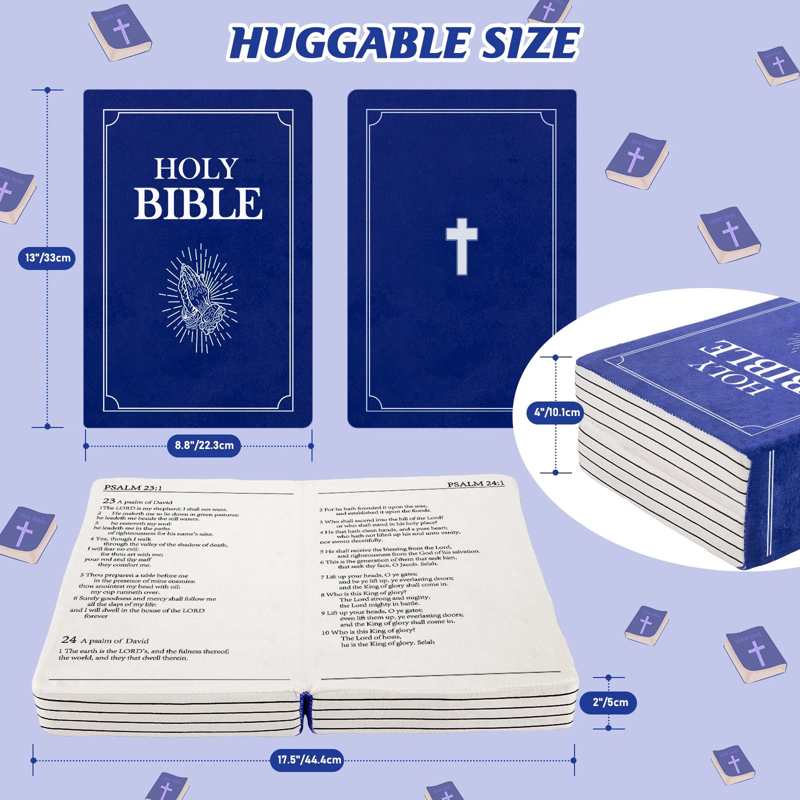 Mark 16 White Bible Memory Foam Pillow – Inspirational Christian Throw Pillow - Image 8