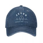 Jesus Christ Christianity "Jesus Saved My Life" Baseball Cap