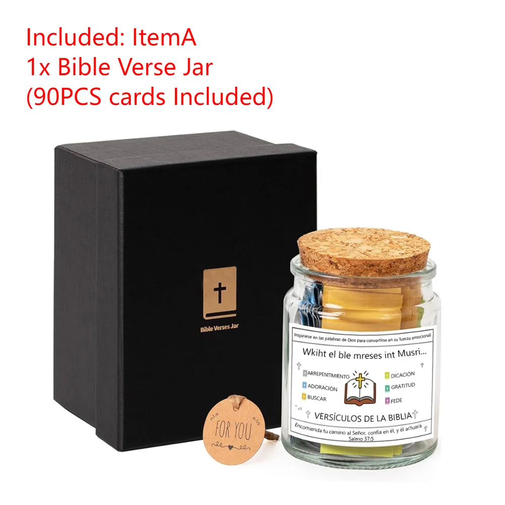 Bible Verse Jar – Spanish & English Scripture Jar for Prayer, Hope & Christian Gifts - Image 14