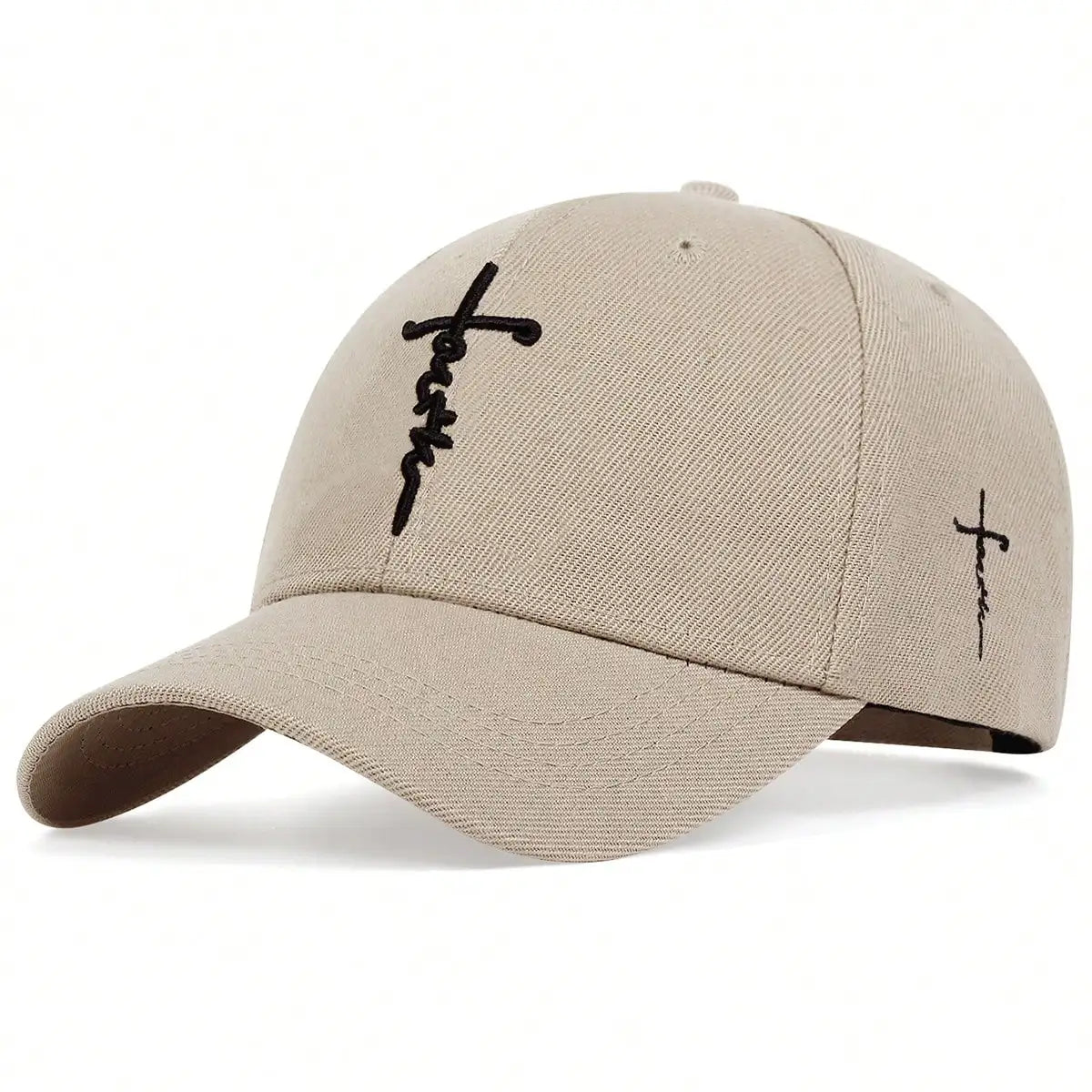 Fashion Faith Embroidery Baseball Cap – Unisex Cotton Snapback Hat - Image 3