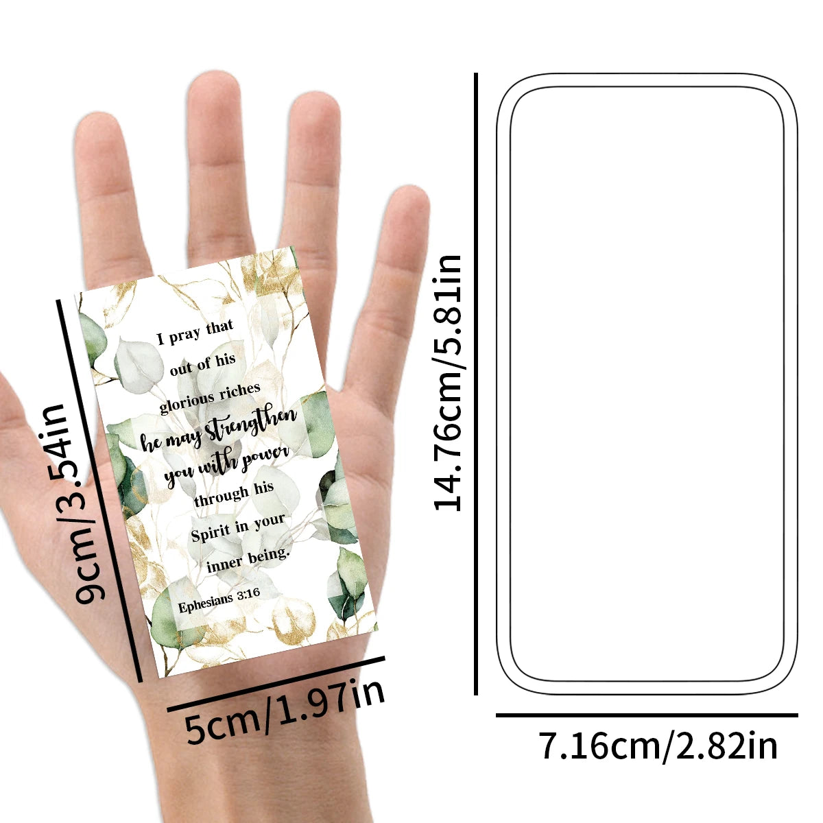60pcs Bible Verse & Prayer Cards – Mini Scripture Cards for Women - Image 2