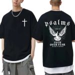 Jesus "Faith Over Fear" Dove T-Shirt – Christian Oversized Tee for Men & Women