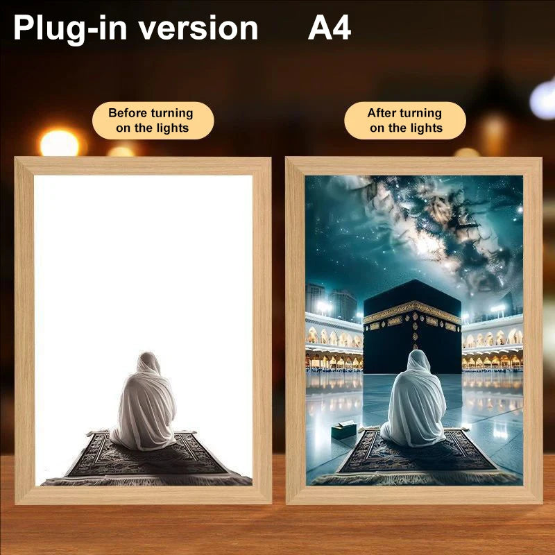 Lumin Works "Jesus – I Am Always With You" 4D LED Wall Art Light - Image 10