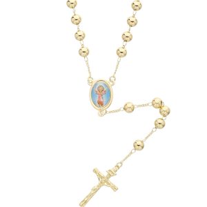 FanSibao Holy Son Jesus Cross Pendant Necklace – 24K Plated Christian Jewelry for Men & Women