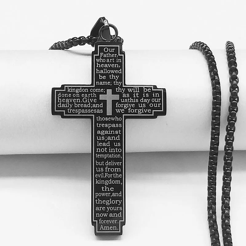 Hip Hop Cross Pendant Necklace - Image 9