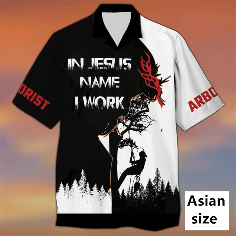 3D Printed God Jesus Hawaiian Shirt – Casual Beach Aloha Shirt for Men & Unisex Wear - Image 4